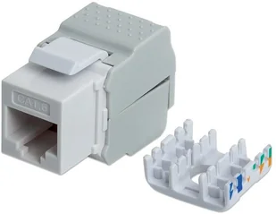 Intellinet 167062 Samozaciskowy moduł Keystone Cat6 UTP Twist-On, biały 167062 - Panele krosownicze Intellinet 167062 Samozaciskowy moduł Keystone Cat6 UTP Twist-On, biały 167062 - Panele krosownicze - miniaturka - grafika 3