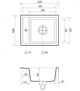 Primagran Paryż Czarny - Zlewozmywaki - miniaturka - grafika 7