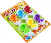 Układanki dla dzieci - Edukacyjne Jajka - Dopasuj Kształty I Kolory - miniaturka - grafika 1