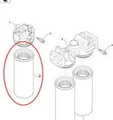 Części i akcesoria do maszyn rolniczych - CNH FILTR HYDRAULIKI NEW HOLLAND 84196445 - 84189327 - miniaturka - grafika 1