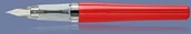 Przybory szkolne - Pelikan PIÓRO WIECZNE P480 O CZERWONE DLA PRAWORĘCZNYCH NA BLISTRZE - miniaturka - grafika 1