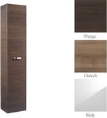 Szafki łazienkowe - Roca Victoria kolumna słupek z półkami obustronny 150cm biały połysk A856577806 - miniaturka - grafika 1