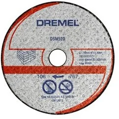 Dremel tarcza tnąca DSM 520 77 mm (2615S520JA) - Tarcze do pił - miniaturka - grafika 4