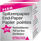 Pozostałe akcesoria fryzjerskie - Efalock , papierki do trwałej i stylingu, 50x77 mm, 500 sztuk - miniaturka - grafika 1