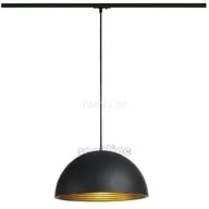Lampy sufitowe - Spotline FORCHINI M wisząca , 40cm, okrągła, Czarny/ gold, E27, zawiera czarny 1 (143932) - miniaturka - grafika 1