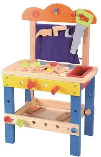 Lelin L10157 Warsztat drewniany z narzędziami - Mały majsterkowicz - miniaturka - grafika 2