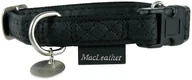 Obroże dla psów - Zolux Obroża regulowana Mac Leather 20mm kolor czarny - miniaturka - grafika 1