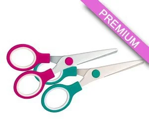 TETIS Michalczyk i Prokop Nożyczki ze stali nierdzewnej 14 cm TET025 - Nożyczki - miniaturka - grafika 2