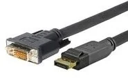 Kable - 3M VivoLink Kabel VivoLink DisplayPort DVI Czarny PRODPDVI3 - miniaturka - grafika 1