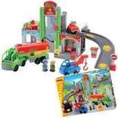 Klocki - Ecoiffier Abrick Stacja Benzynowa z Cysterna 283141 - miniaturka - grafika 1