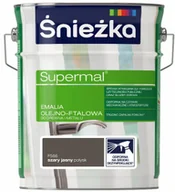Farby do metalu - Śnieżka Emalia Supermal jasny szary 5 l - miniaturka - grafika 1