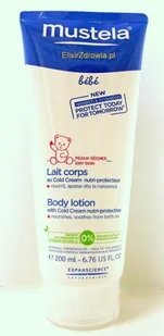 Mustela LABORATOIRES EXPANSCIENCE POLSKA SP. Z O.O. BEBE ENFANT Odżywcze mleczko do ciała z Cold Cream, 200ml - Balsamy i oliwki dla dzieci - miniaturka - grafika 2