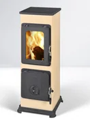 Kominki wolnostojące - Thorma kominek BOZEN beżowy - miniaturka - grafika 1