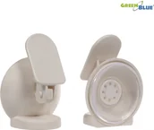 Akcesoria i części AGD - GreenBlue GreenBlue Blokada drzwi przesuwnych 2szt biała GB116 - miniaturka - grafika 1