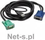 APC Integrated Rack LCD/KVM USB Cable - 6ft (1.8m) AP5821 - Zasilacze awaryjne UPS - miniaturka - grafika 3