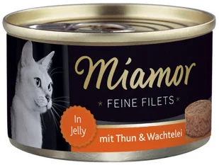 Miamor Feine Filets Dose Thunfisch & Wachtelei - tuńczyk i przepiórka 100g 8761 - Suplementy i witaminy dla kotów - miniaturka - grafika 4