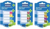 Zakładki indeksujące - Donau Zakładki INDEKSUJĄCE 45x12 MIX WZORÓW 4 KOL X 20SZT - miniaturka - grafika 1