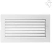 Akcesoria kominkowe - Kratki.pl kratka 17/30 biała z żaluzją 30BX - miniaturka - grafika 1
