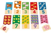 Puzzle - Jumbo SPIE GOULA Puzzle drewniane Duo 1-10 D53329 - miniaturka - grafika 1