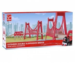 Hape TRAIN Czerwone mosty - Tory, garaże, parkingi - miniaturka - grafika 2