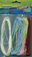 Dekoratorstwo - Euro-Trade Ozdoba dekoracyjna sznurek papierowy 6 kolorów TRADE - miniaturka - grafika 1