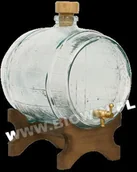 Domowy wyrób alkoholu - Browin BECZUŁKA SZKLANA KARAFKA 2L Z KRANEM I PODSTAWKĄ 69102 - miniaturka - grafika 1