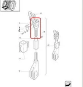 Części i akcesoria do maszyn rolniczych - CNH WIESZAK TRZYPUNKOWEGO ZACZEPU 47130639 - miniaturka - grafika 1