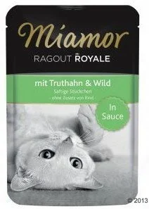 Miamor Ragout Royale w sosie, 22 x 100g - Indyk z dziczyzną - Mokra karma dla kotów - miniaturka - grafika 2