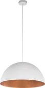 Lampy sufitowe - Sigma SFERA 90 Biały/miedziany 1 zwis - Żyrandol/lampa wisząca 1x E27 (max 60W) (30128) - miniaturka - grafika 1