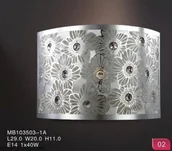 Lampy ścienne - Italux Kinkiet nowoczesny 1pł GARDENIA MB103503-1A - miniaturka - grafika 1