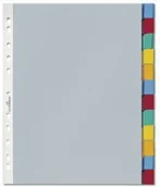 Przekładki do segregatorów - DURABLE Przekładka A4, KOLOROWE ZGRZANE INDEKSY, 12 CZĘŚCI, JAN-DEZ - miniaturka - grafika 1