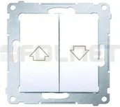 Wyłączniki światła i elektryczne - Kontakt SIMON Przycisk sterowania roletami do sterowania z wielu miejsc (z blo - miniaturka - grafika 1