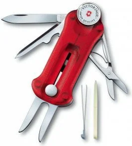 Victorinox Golf Tool Red Transparent - Survival - akcesoria - miniaturka - grafika 2