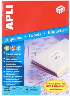 Apli Etykiety uniwersalne 70x33,8 (24) AP1293 - Etykiety do drukarek - miniaturka - grafika 3