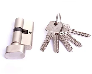 Abus Wkładka bębenkowa 30 / 30G klasa 2.C z gałką nikiel perłowy - Zamki i wkładki - miniaturka - grafika 2