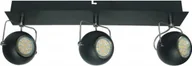 Lampy ścienne - Candellux TONY KINKIET listwa LED 3X3W GU10 Czarny MAT 93-25029 - miniaturka - grafika 1