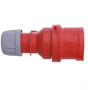 PCE Wtyczka Twist siłowa odbiornikowa przenośna z uziemieniem czerwona - Osprzęt siłowy - miniaturka - grafika 2