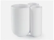 Kubki na szczoteczki do zębów - Umbra Stojak na szczoteczki Touch biały 023271-660 - miniaturka - grafika 1