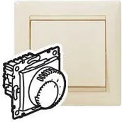 Regulatory i termostaty - Legrand 774127 VALENA Regulator temperatury komfort KREM - miniaturka - grafika 1