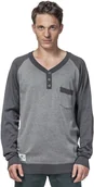 Swetry męskie - Horsefeathers sweter LUKE SWEATER (gray melange) - miniaturka - grafika 1