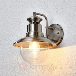 Lampenwelt GWENDOLYN - zewnętrzna lampa ścienna, stal szl - Lampy ogrodowe - miniaturka - grafika 6