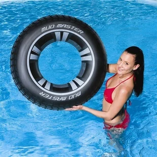 Bestway Koło Do Pływania Opona 91 cm 36016 - Materace dmuchane i koła do pływania - miniaturka - grafika 2