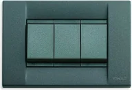 Klawisze i ramki - Vimar Ramka Classic 3M łupek szary 16733.46 - miniaturka - grafika 1