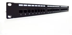 Digitus Patch panel 19" 24 porty, kat.6, S/FTP, 1U, wspornik kablowy, czarny (kompletny) DN-91624S-EC - Panele krosownicze - miniaturka - grafika 5
