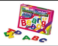 Zabawki interaktywne dla dzieci - Small Foot Design Magnetyczne literki (50 sztuk) - miniaturka - grafika 1