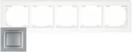 Klawisze i ramki - Karlik Ramka pięciokrotna 7DR-5 srebrny metalik - miniaturka - grafika 1