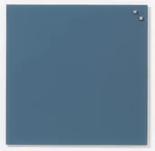 Tablice i flipcharty - NAGA Szklana tablica suchościeralno-magnetyczna jeans 45x45 10763 10763 - miniaturka - grafika 1