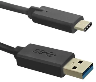 Qoltec Kabel USB Kabel USB 3.1 typC / USB 3.0 AM1 m / 50500 - Kable USB - miniaturka - grafika 2