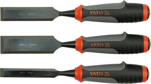 Yato Dłuta stolarskie do drewna zestaw 3 szt. YT-6280 - Pilniki - miniaturka - grafika 6