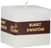 Świece - Pro Candle wieca zapachowa ProCandle 791001 / sześcian / bukiet kwiatów - miniaturka - grafika 1